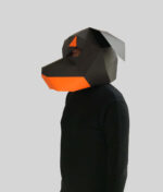 ماسک صورت اوریگامی سگ روتوایلر