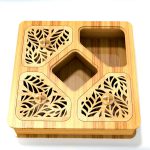 جعبه پذیرایی دمنوش و چایی چوبی مدل آدرین