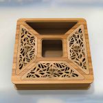 جعبه پذیرایی دمنوش و چایی چوبی مدل برسام