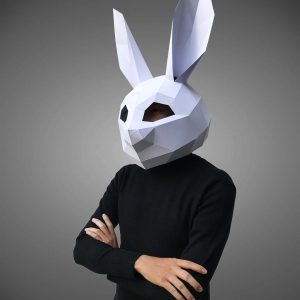 ماسک صورت اوریگامی خرگوش (3)